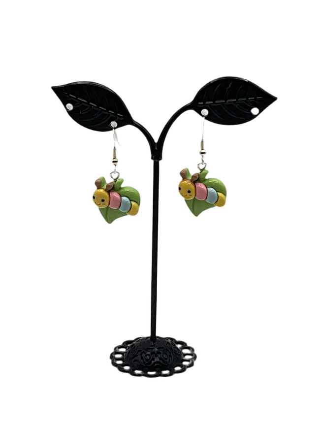Caterpillar earrings - Collectors World Toys Hover Image