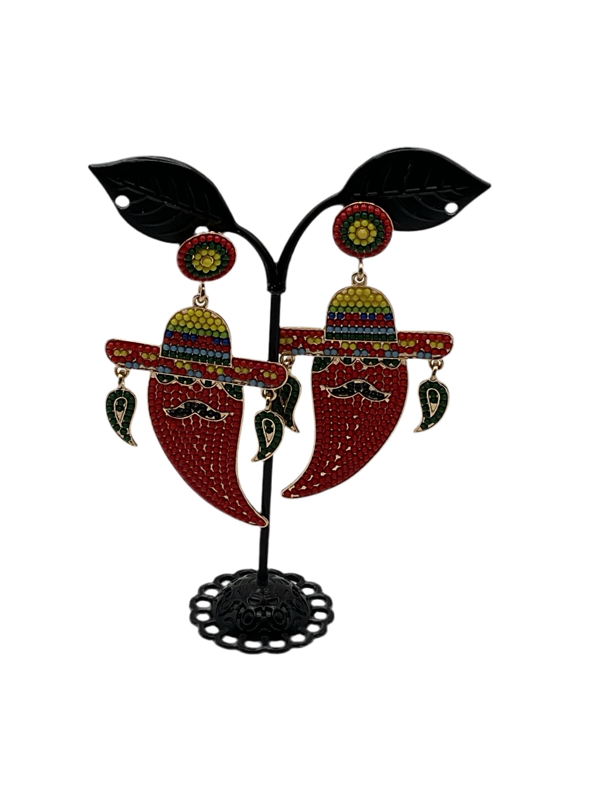 Chili pepper earrings