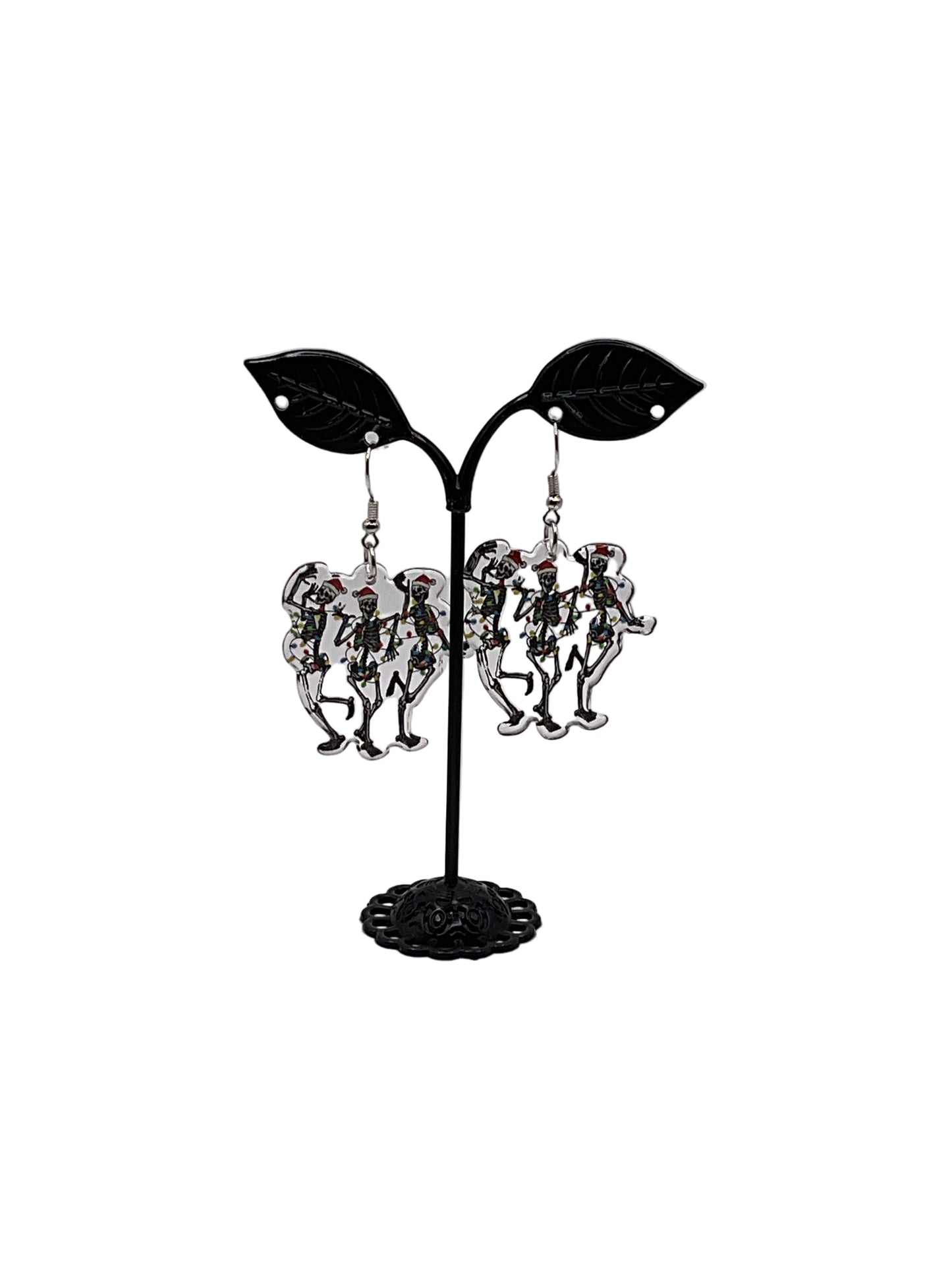 Christmas Skeleton Earrings