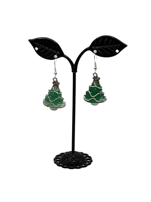 Glittery Christmas Earrings