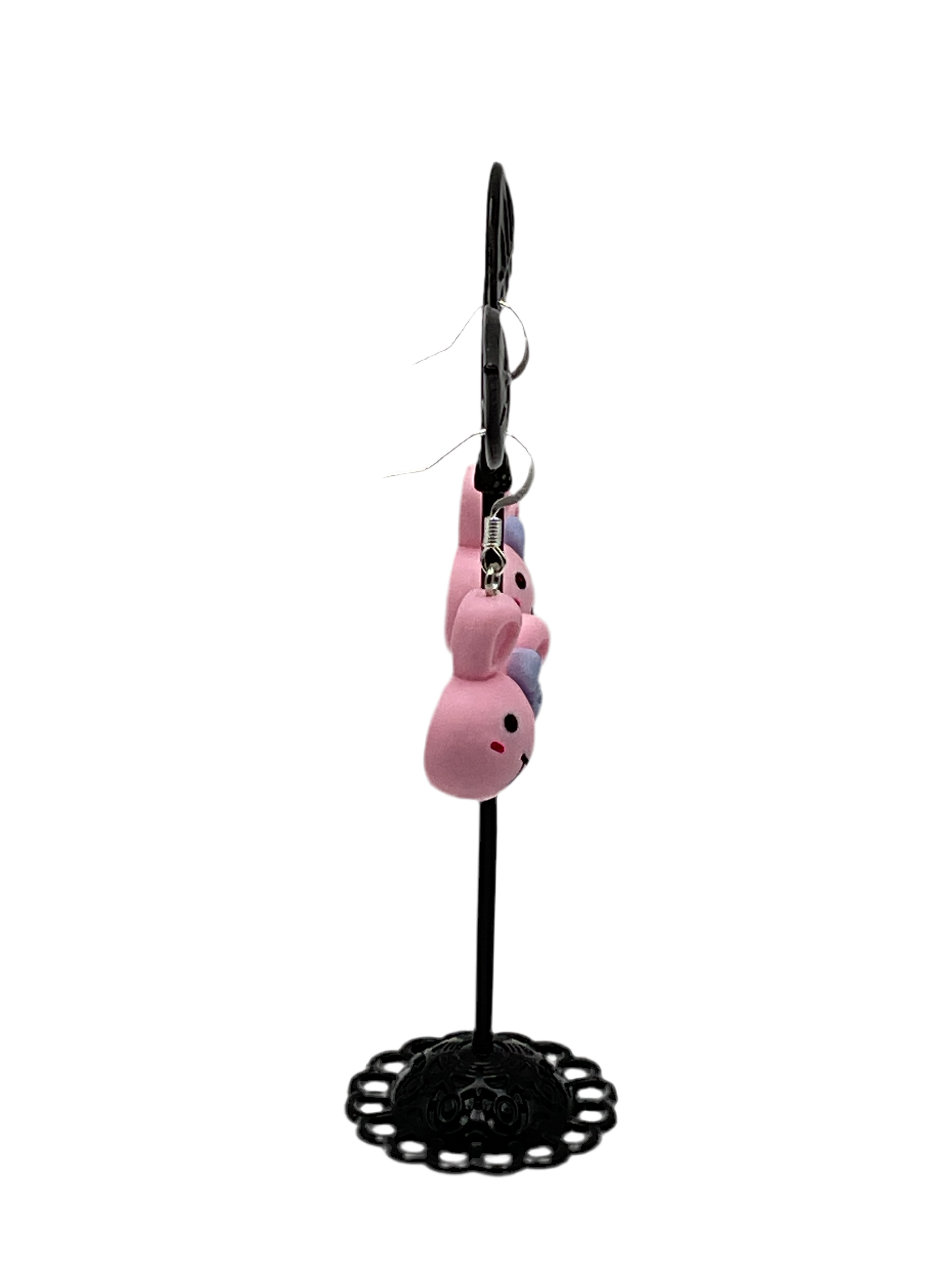 Pink Bunny Earrings