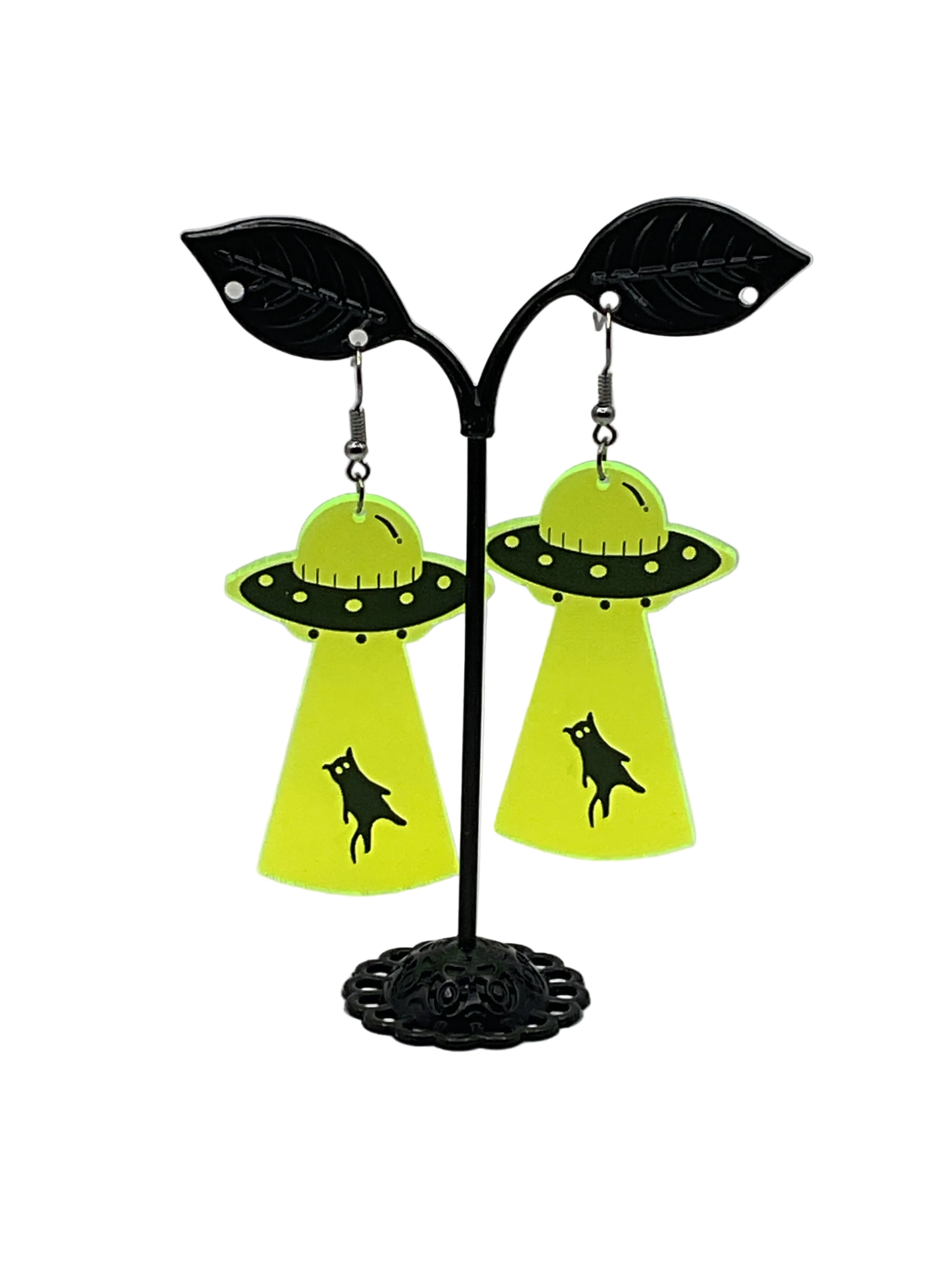 UFO earrings
