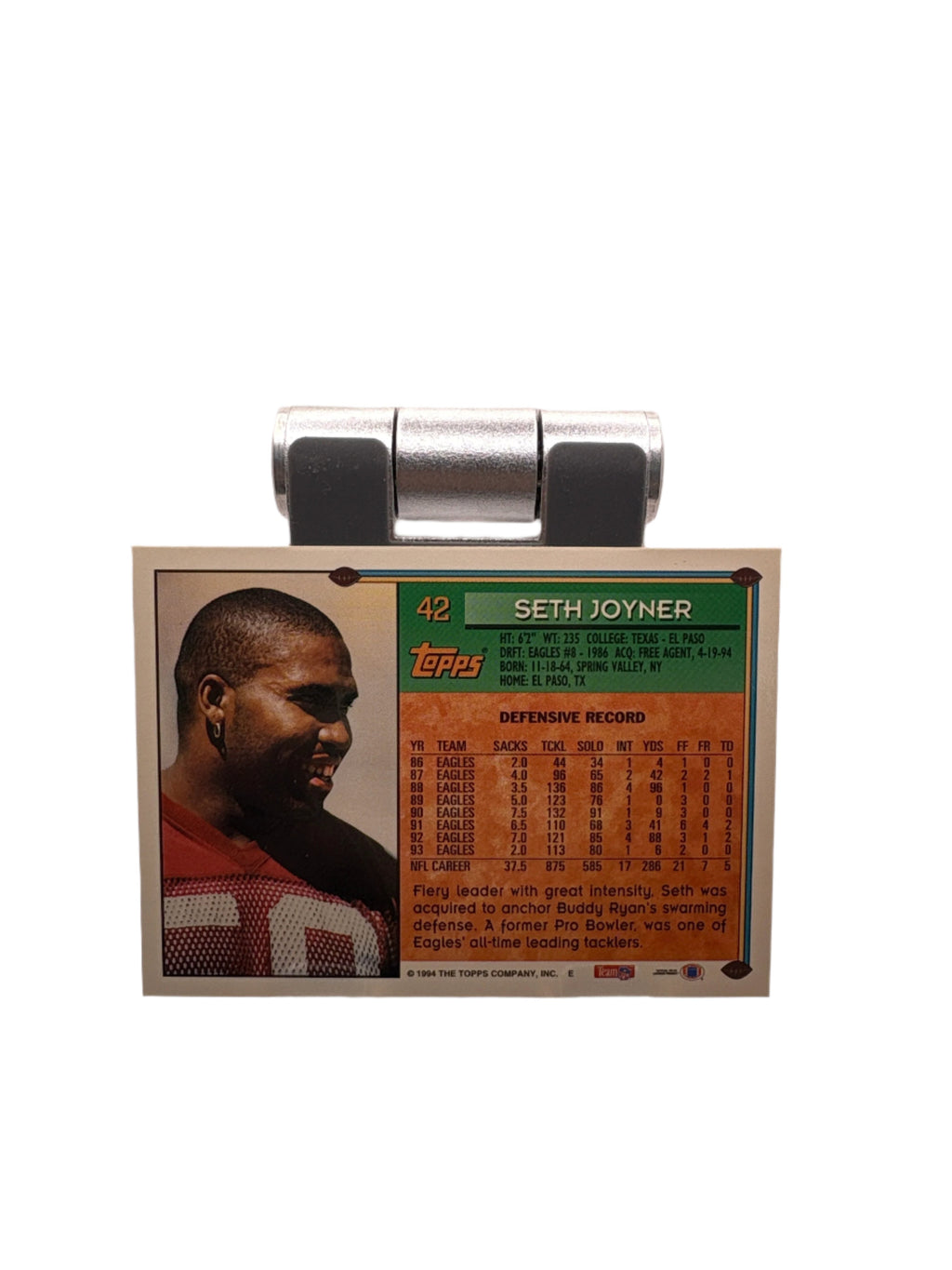 Topps Seth Joyner