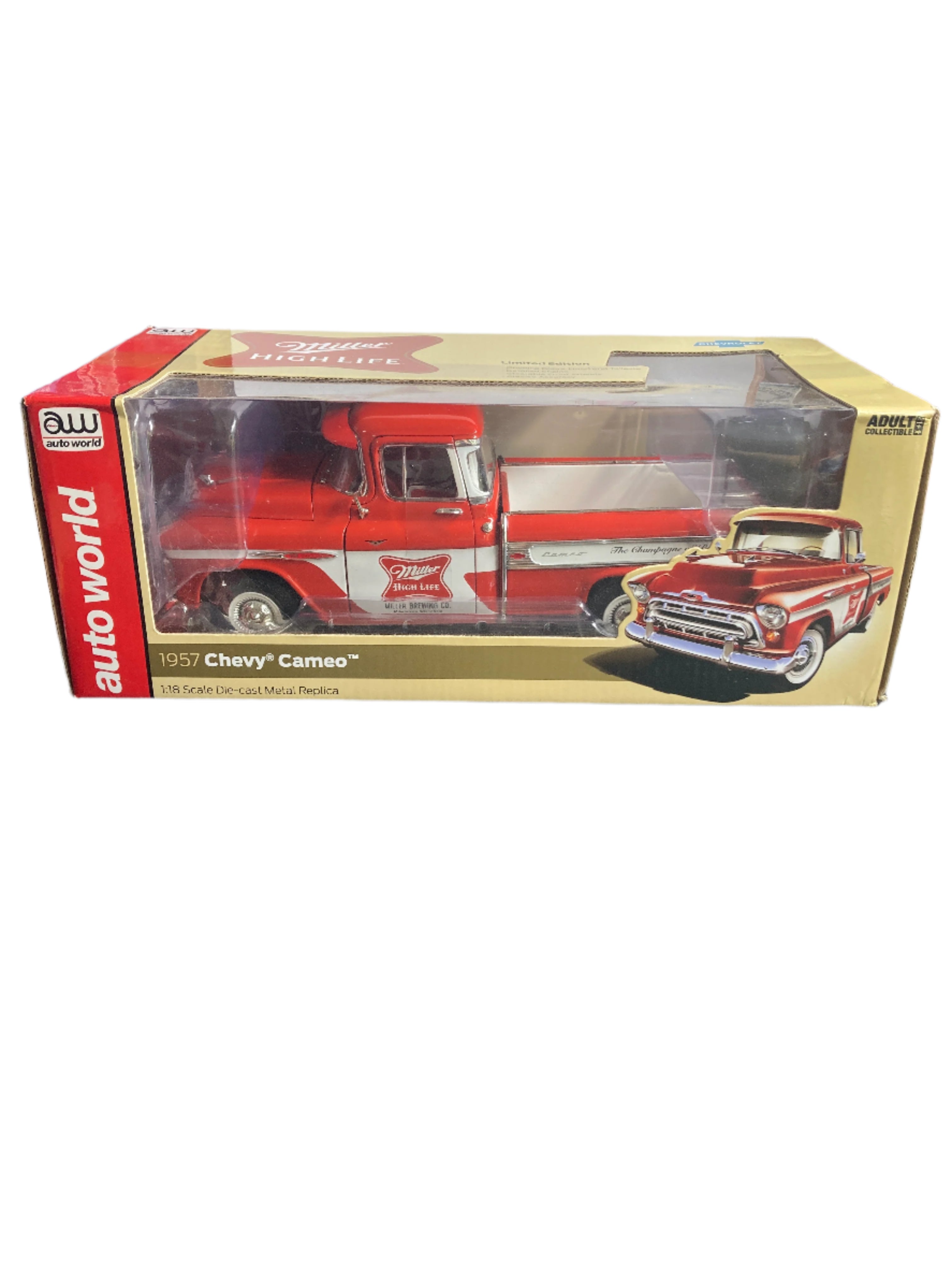 Auto World 1957 Chevy Cameo Diecast Main image