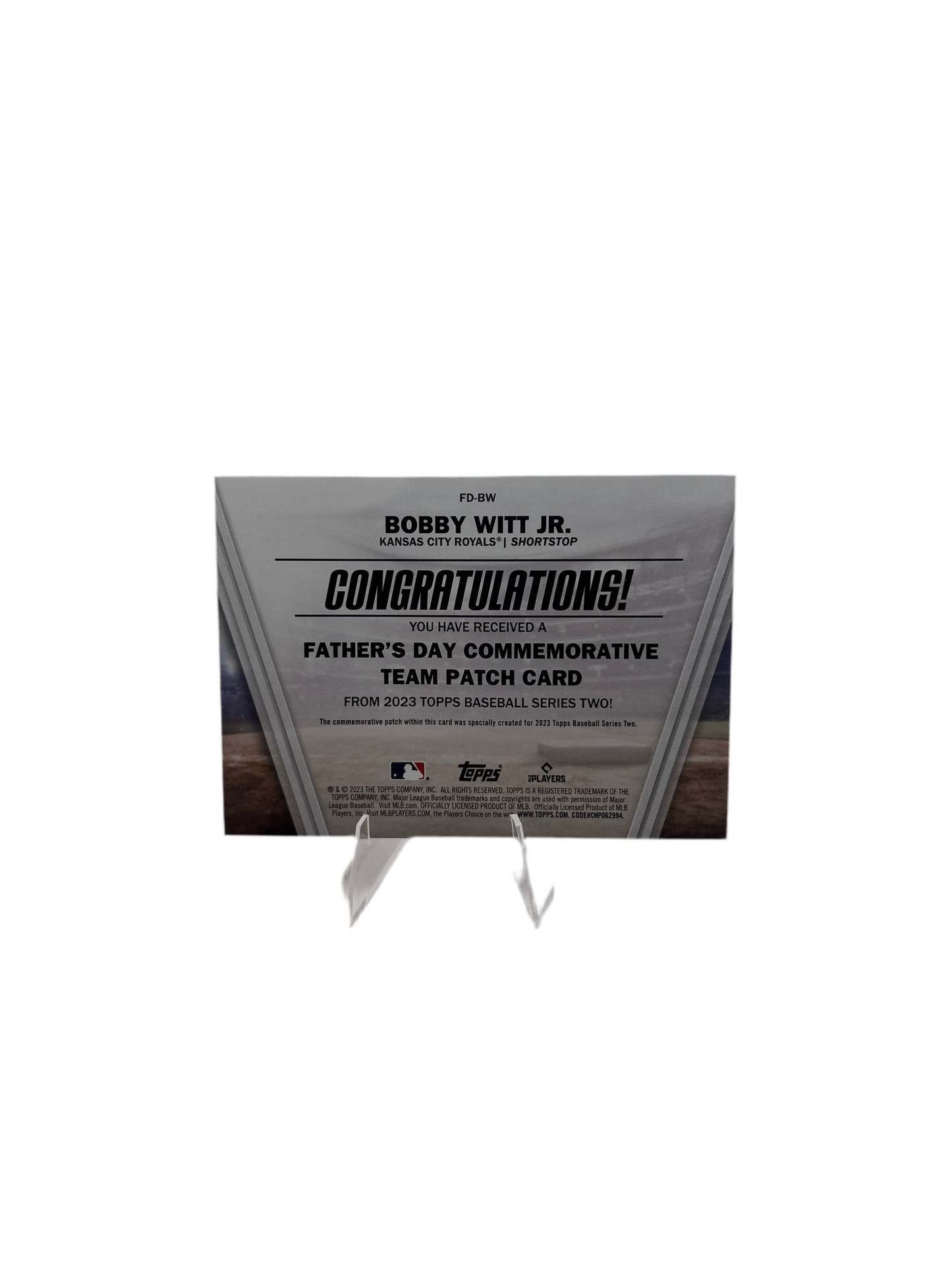Topps Bobby Witt Jr.