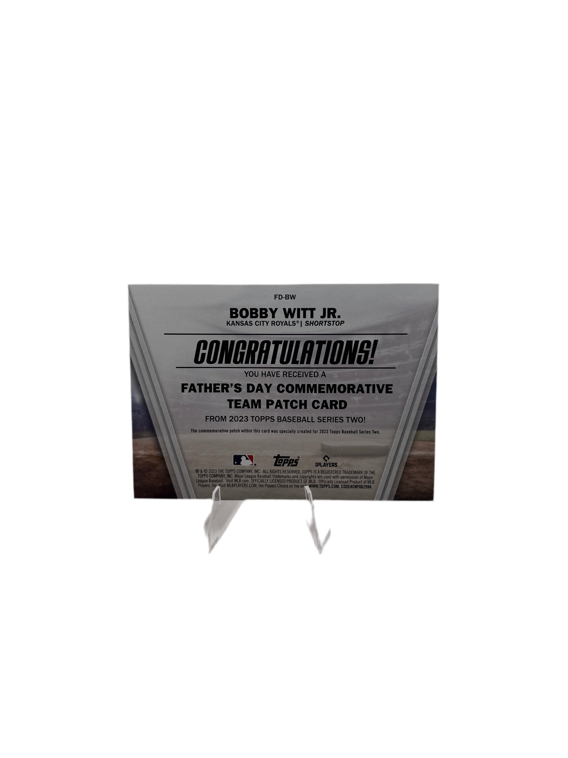 Topps Bobby Witt Jr.