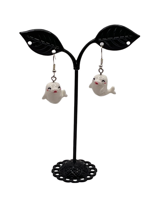 Dolphin earrings Hover Image