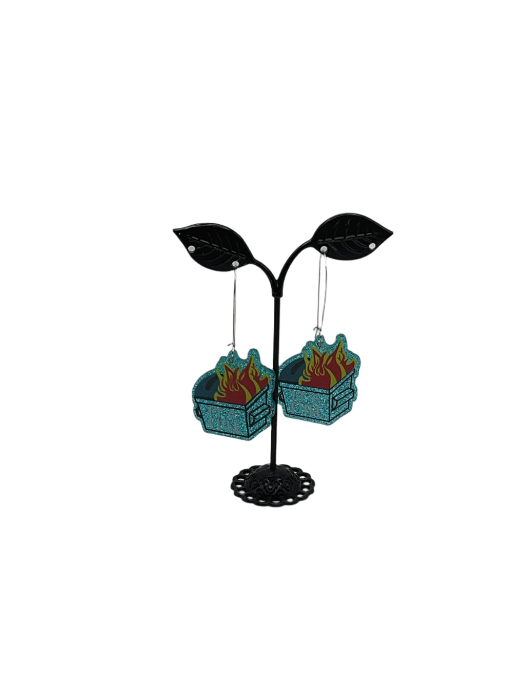 It's Fine Dumpster Fire Earrings