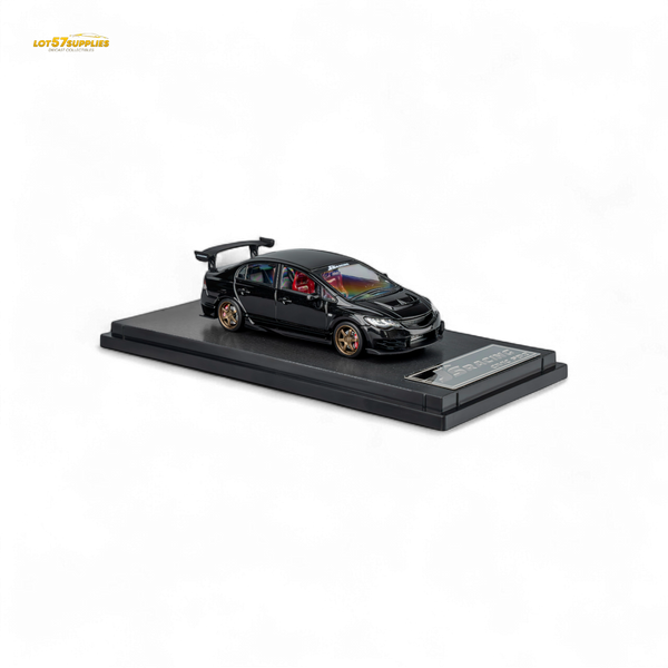 (Pre-Order) Microturbo Custom FD2 J'S Racing - Metallic Black 1:64