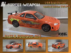 Street Weapon Nissan (R34) GT-R Fast & Furious Livery 1:64 - Collectors World Toys