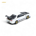 (Pre-Order) Inno64 Top Secret R34 GT-R - White 1:64