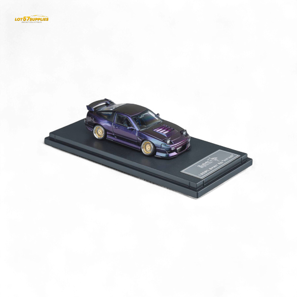 MicroTurbo Custom 180SX Spirit Rei - Purple Chameleon GMHS 2025 Special Edition 1:64