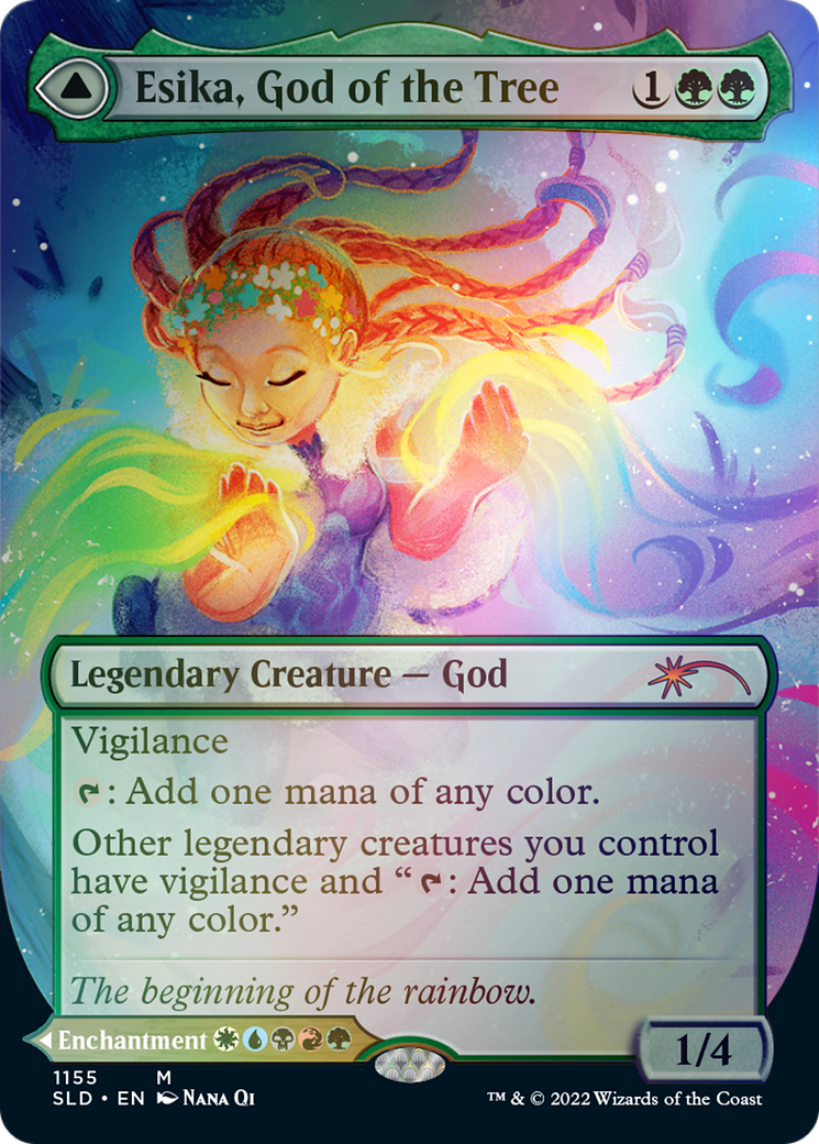 Esika, God of the Tree // The Prismatic Bridge (SLD-1155) - Secret Lair Drop (Borderless) Foil