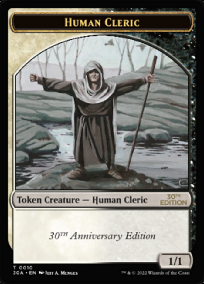 Human Cleric (30A-010) - 30th Anniversary Tokens