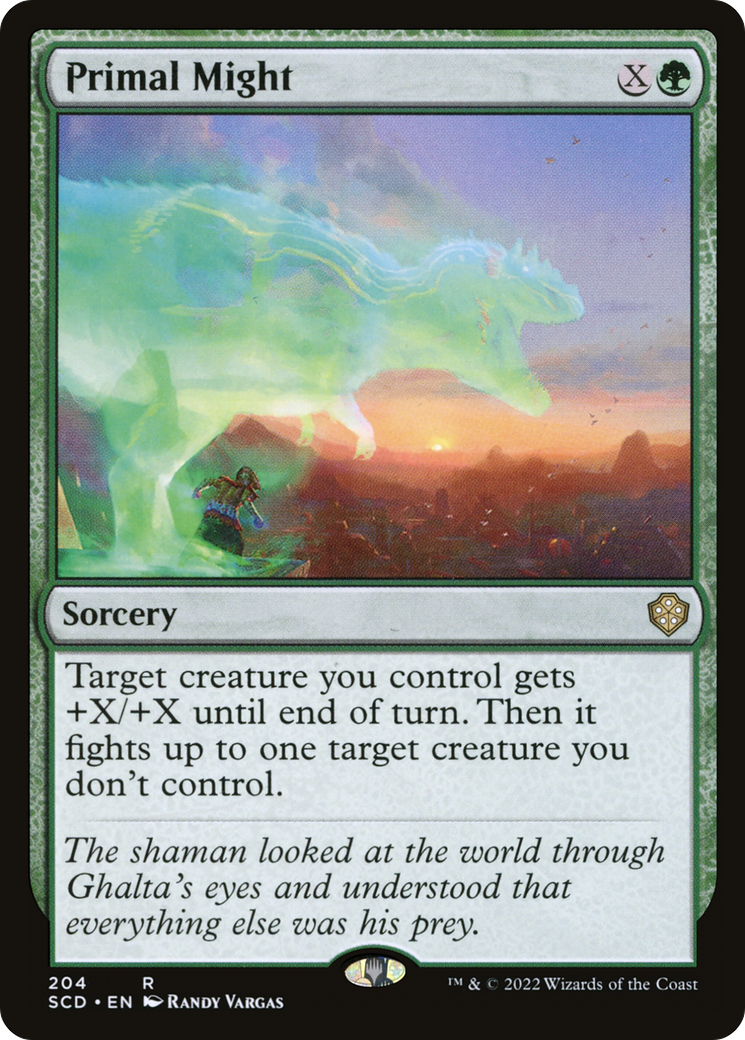 Primal Might (SCD-204) - Starter Commander Decks