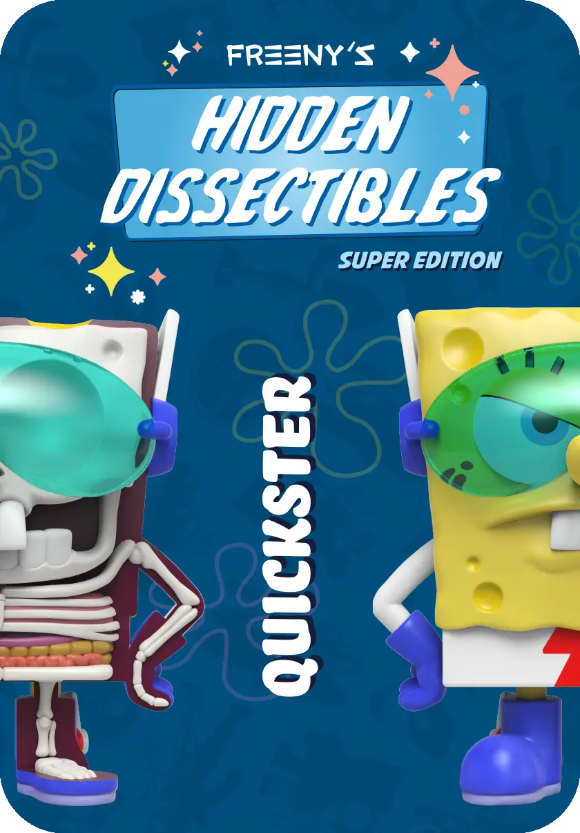 Freeny’s Hidden Dissectibles : SpongeBob SquarePants Series 04 (Super Edition) Blind Box (1 Blind Box) - Collectors World Toys