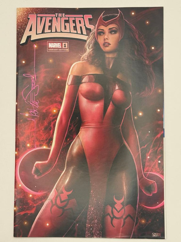 [Signed by Nathan Szerdy] AVENGERS #1 UNKNOWN COMICS NATHAN SZERDY EXCLUSIVE VAR [IN STOCK] - Collectors World Toys