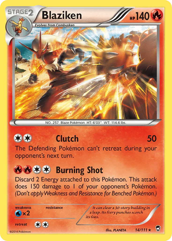 Blaziken (14/111) [XY: Furious Fists] Main image