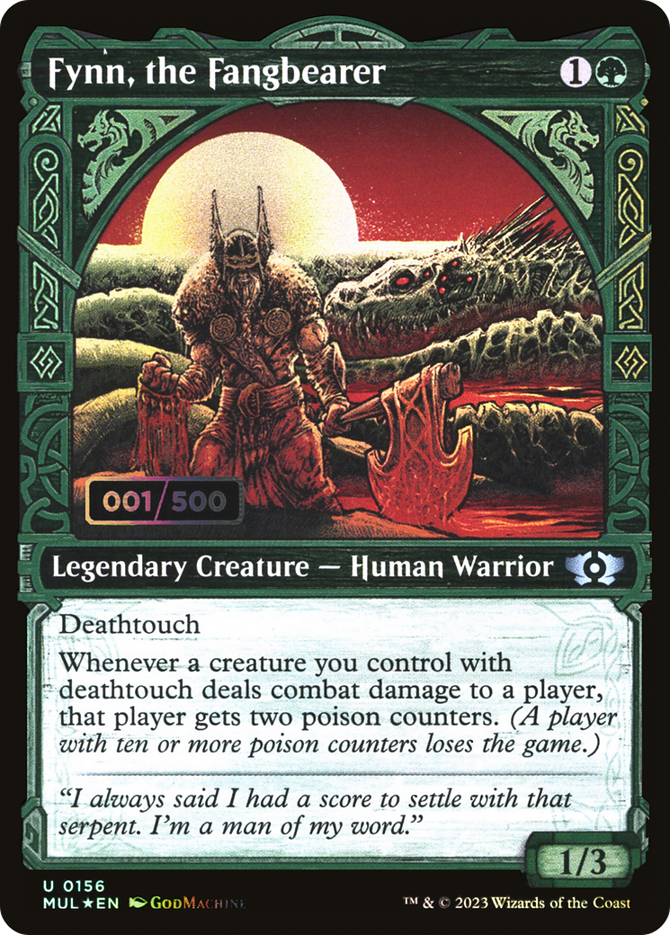 Fynn, the Fangbearer (MUL-156) - Multiverse Legends: (Showcase) Foil