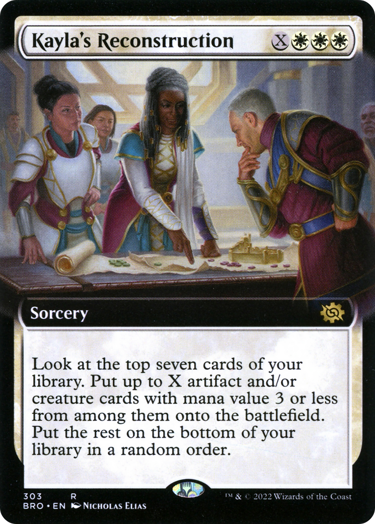 Kayla's Reconstruction (BRO-303) - The Brothers' War: (Extended Art)
