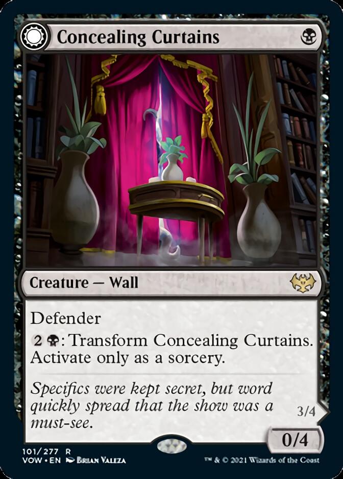 Concealing Curtains // Revealing Eye (VOW-101) - Innistrad: Crimson Vow: (Double Faced Transform)