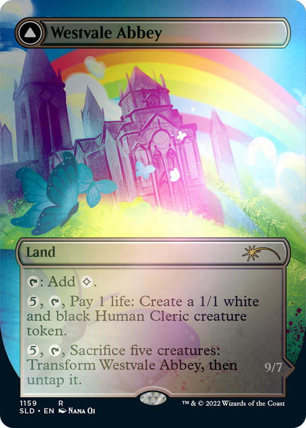 Westvale Abbey // Ormendahl, Profane Prince (SLD-1159) - Secret Lair Drop (Borderless) Foil