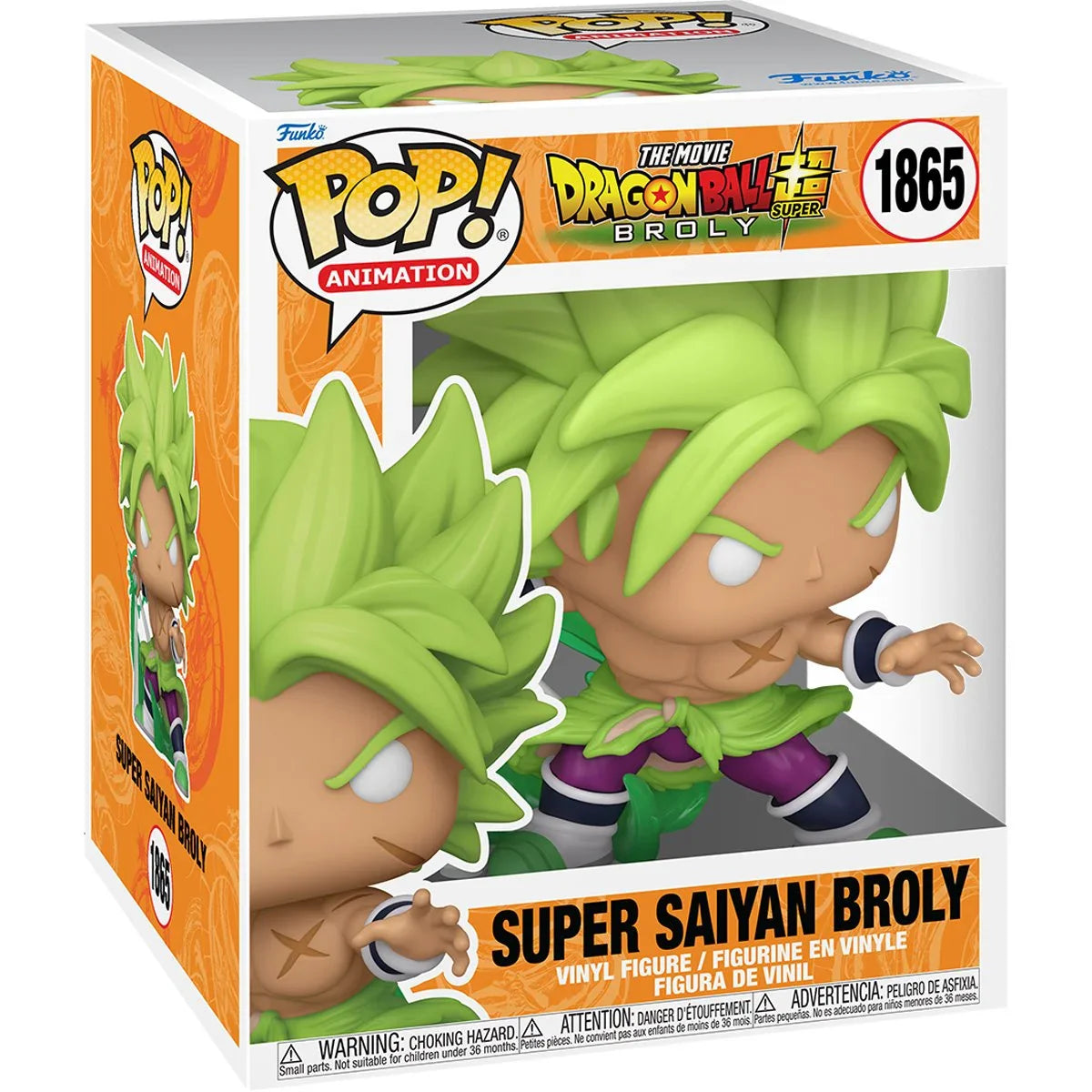 Dragon Ball Super: Broly Super Saiyan Broly Super 6 3/4-Inch Funko Pop! Vinyl Figure #1865 Secondary image