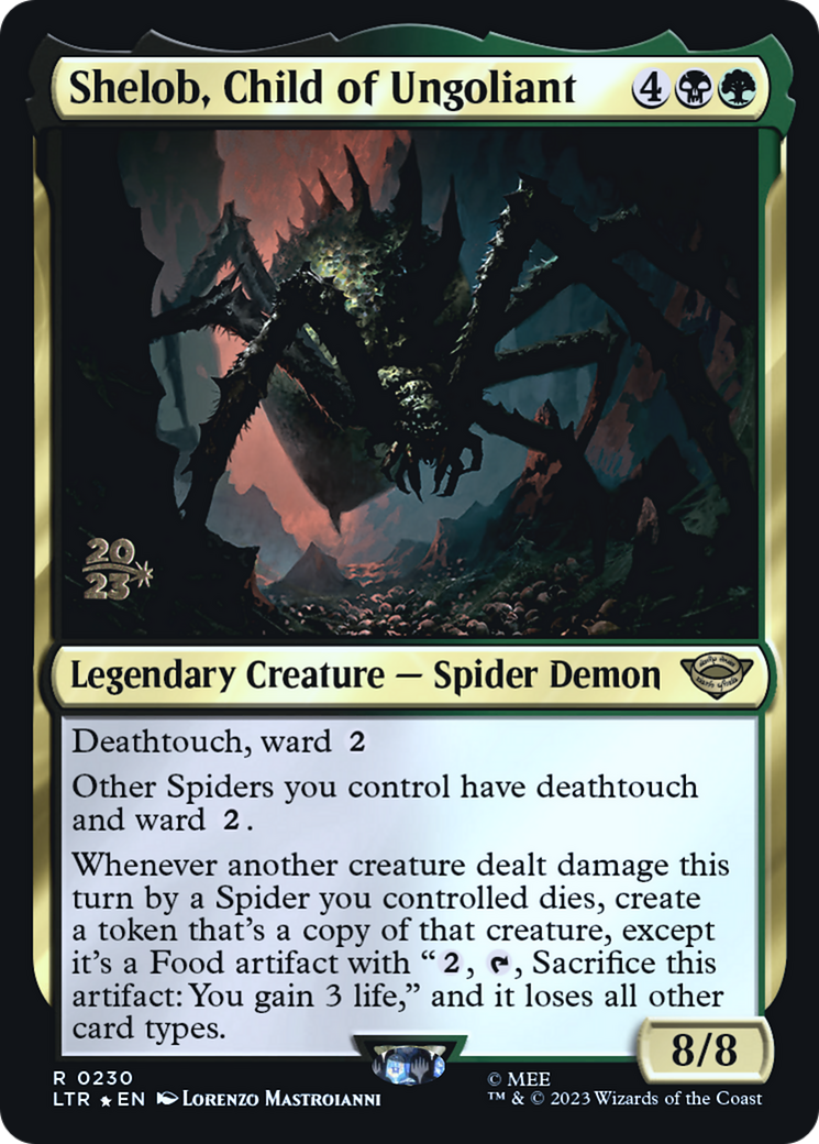 Shelob, Child of Ungoliant (PRE-230S) - Tales of Middle-earth Promos Foil