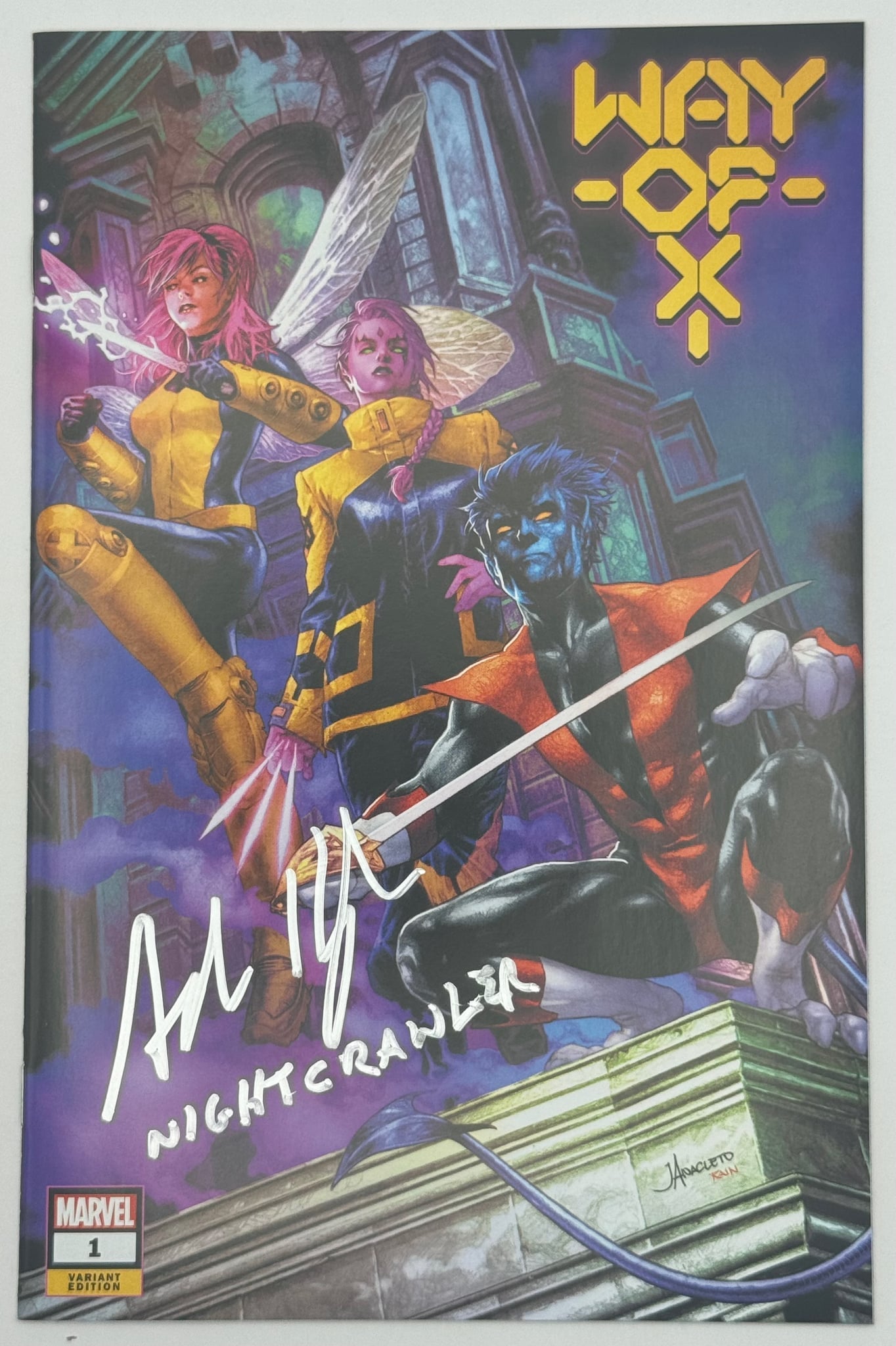 [Signed by Adrian Hough] Way Of X #1 Unknown Comics Jay Anacleto Exclusive Var [IN STOCK] - Collectors World Toys