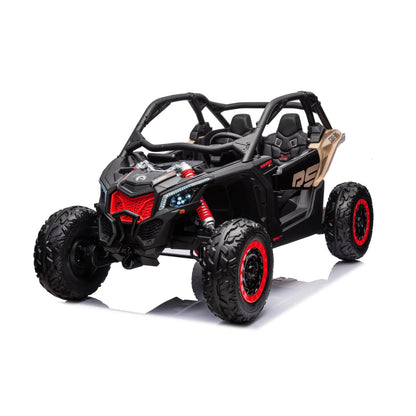 2x24V 4x4 Can-Am Maverick 2 Seater Ride on UTV for Kids Khaki
