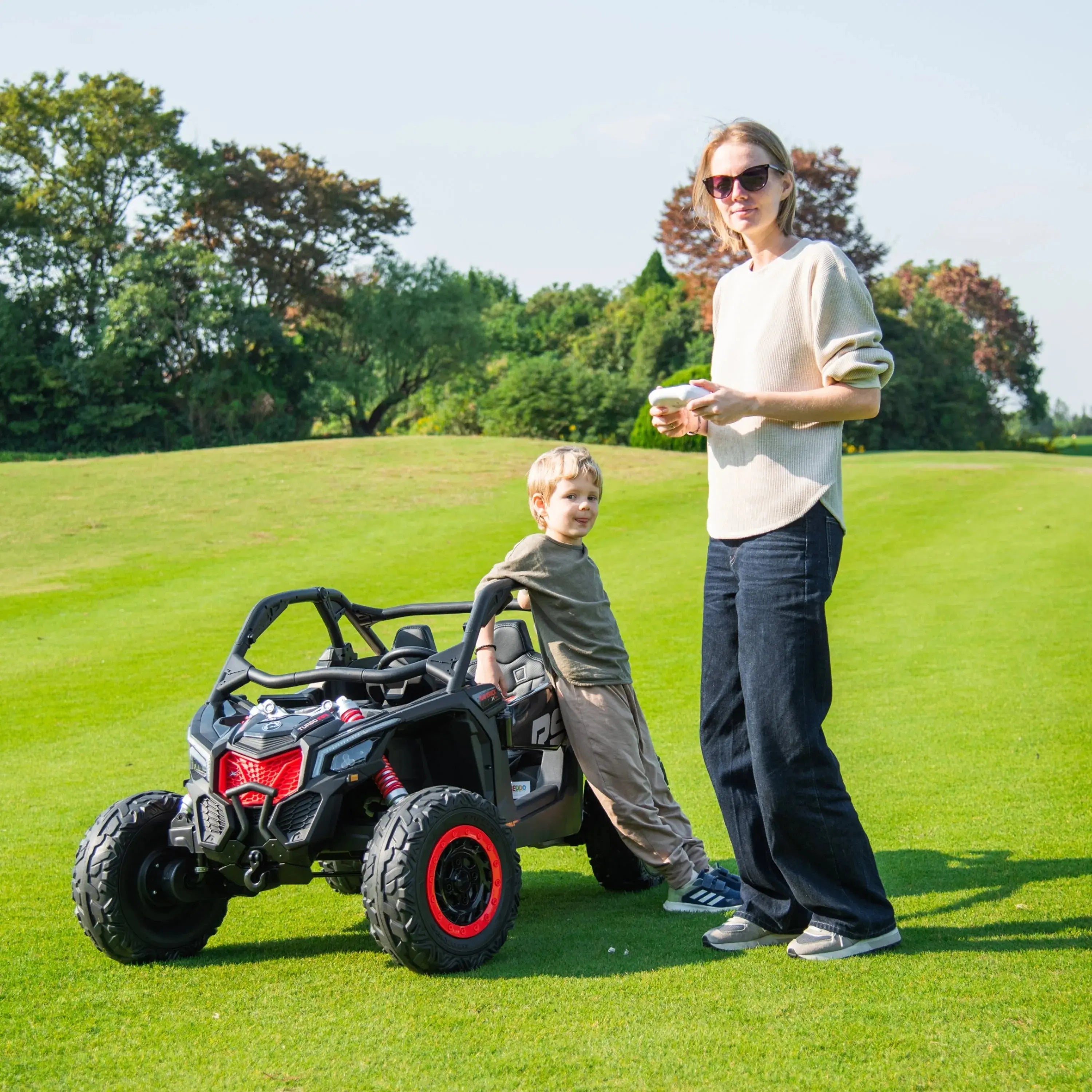 2x24V 4x4 Can-Am Maverick 2 Seater Ride on UTV for Kids