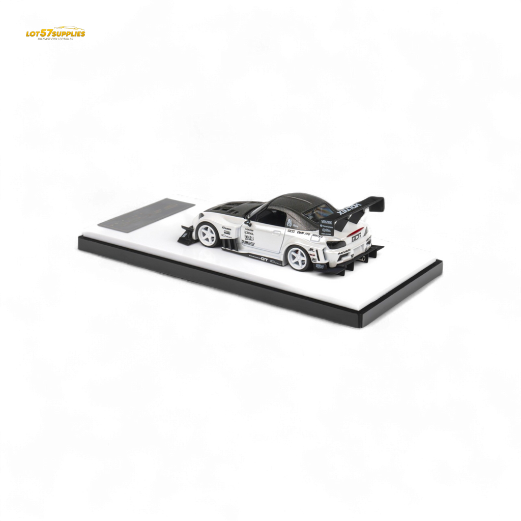 Microturbo Custom S2000 - Metallic White TOP FUEL 1:64 - Collectors World Toys