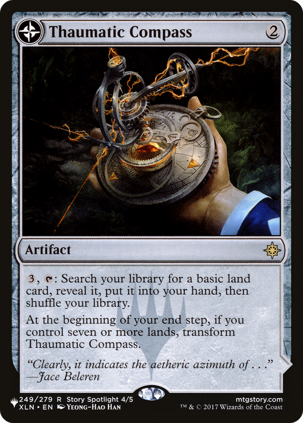 Thaumatic Compass // Spires of Orazca (LIST-XLN-249) - The List: (compasslanddfc)