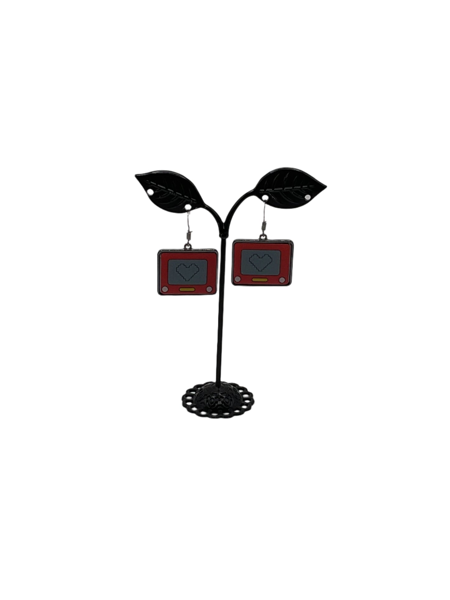 Etch a sketch earrings