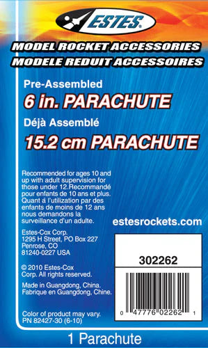 6 inch Printed Parachute