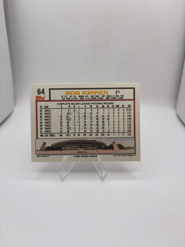 Topps Bob Kipper
