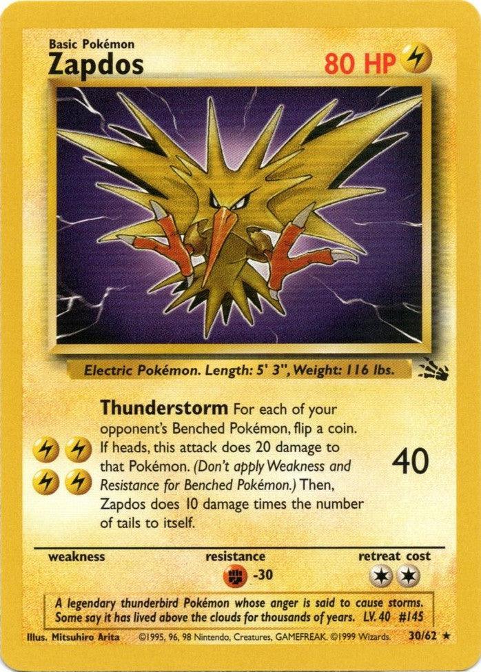 Zapdos (30/62) [Fossil Unlimited] Main image