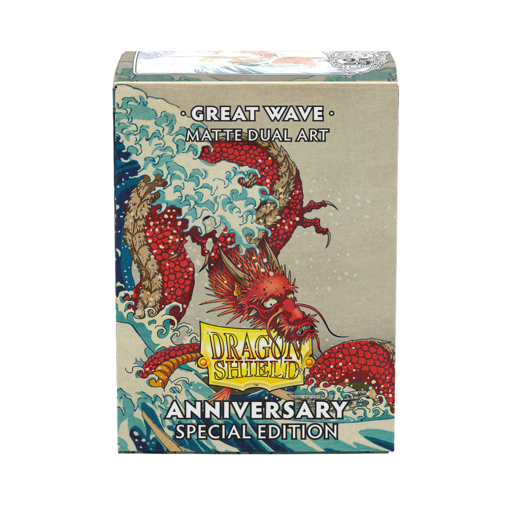 Dragon Shield: Standard 100ct Art Sleeves - Great Wave (Anniversary Special Edition)