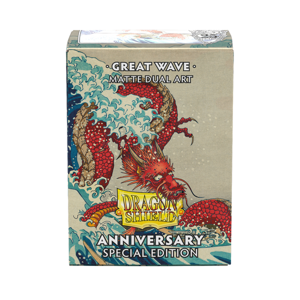 Dragon Shield: Standard 100ct Art Sleeves - Great Wave (Anniversary Special Edition)