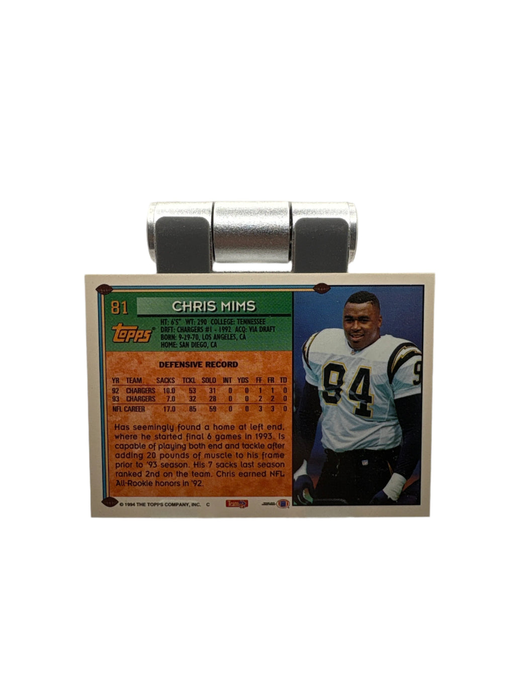 Topps Chris Mims