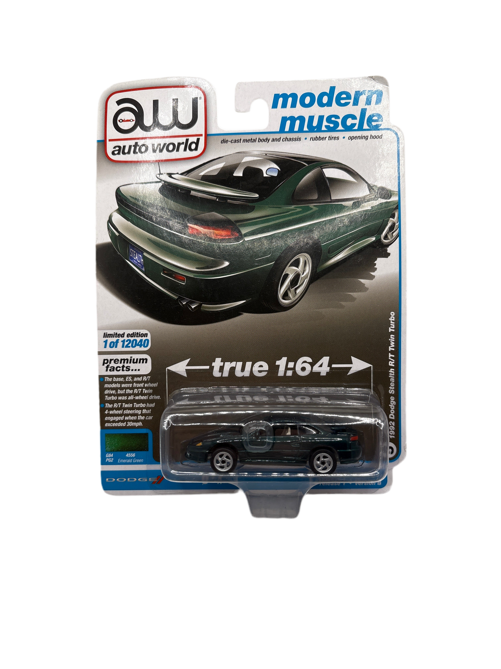 Auto World 1992 Dodge Stealth R/T Twin Turbo Diecast