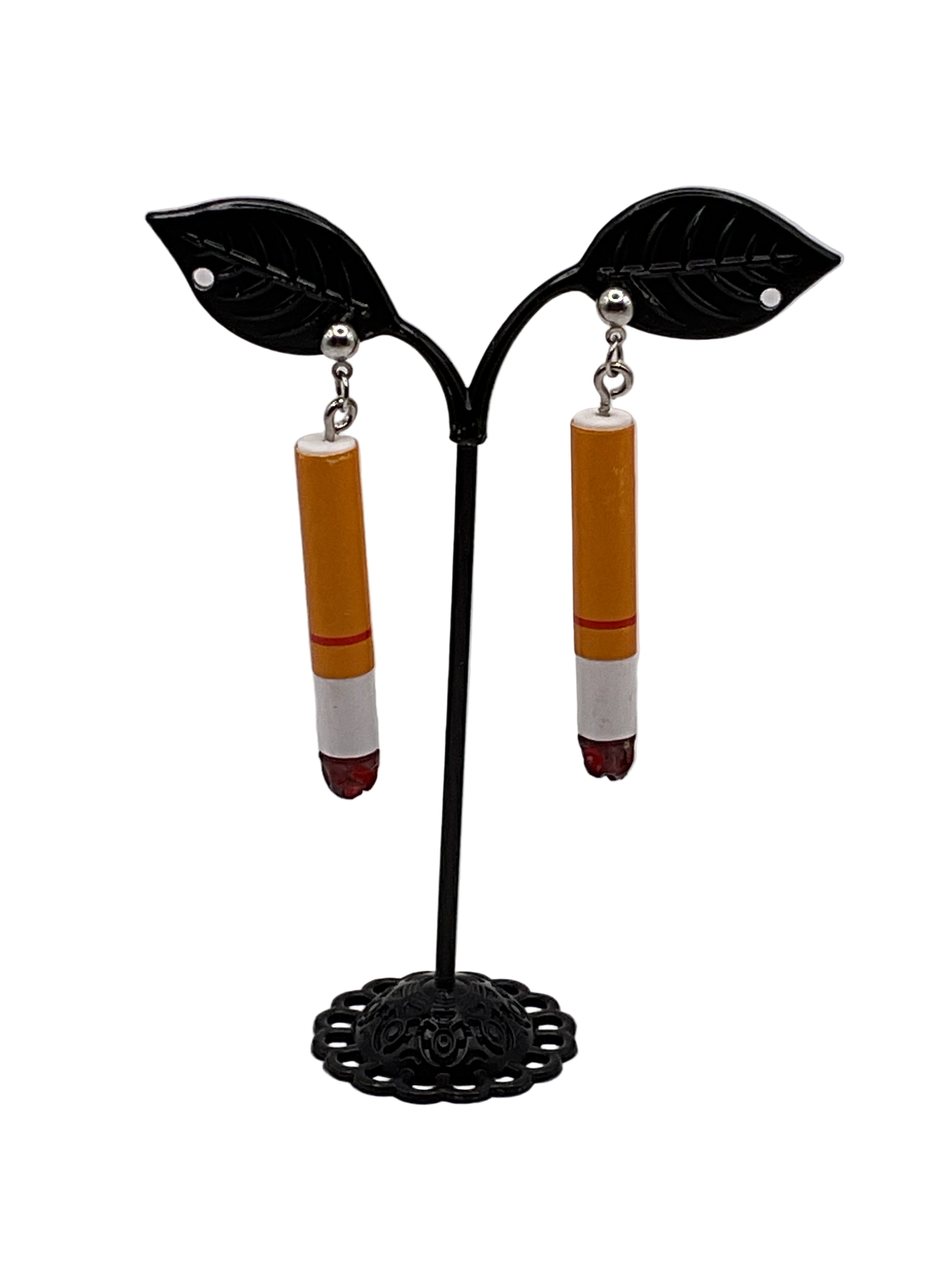 Lit Cigarette Earrings Main image