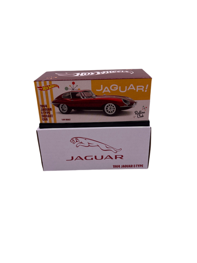 Hot Wheels 1964 Jaguar E-Type Diecast red Hover Image