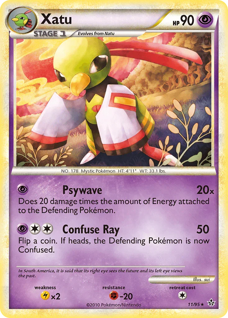 Xatu (11/95) [HeartGold & SoulSilver: Unleashed] Main image