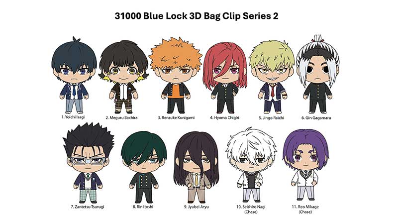 Blue Lock 3D Foam Bag Clip, Series 2 Blind Bag