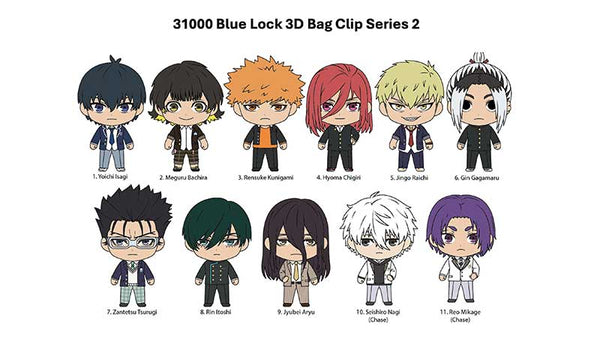 Blue Lock 3D Foam Bag Clip, Series 2 Blind Bag
