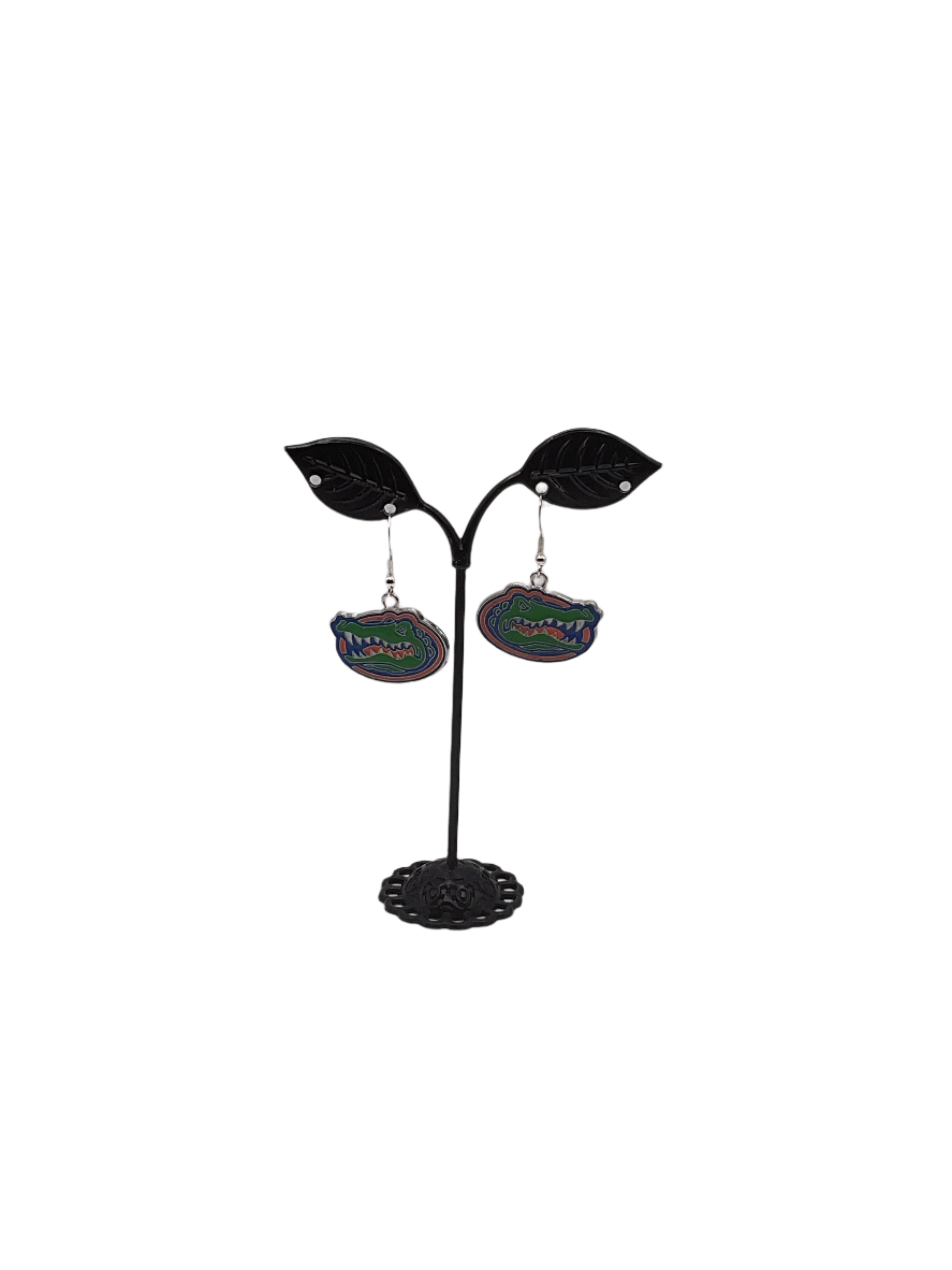 Florida Gator football earrings