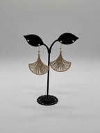 Gold Fan Earrings
