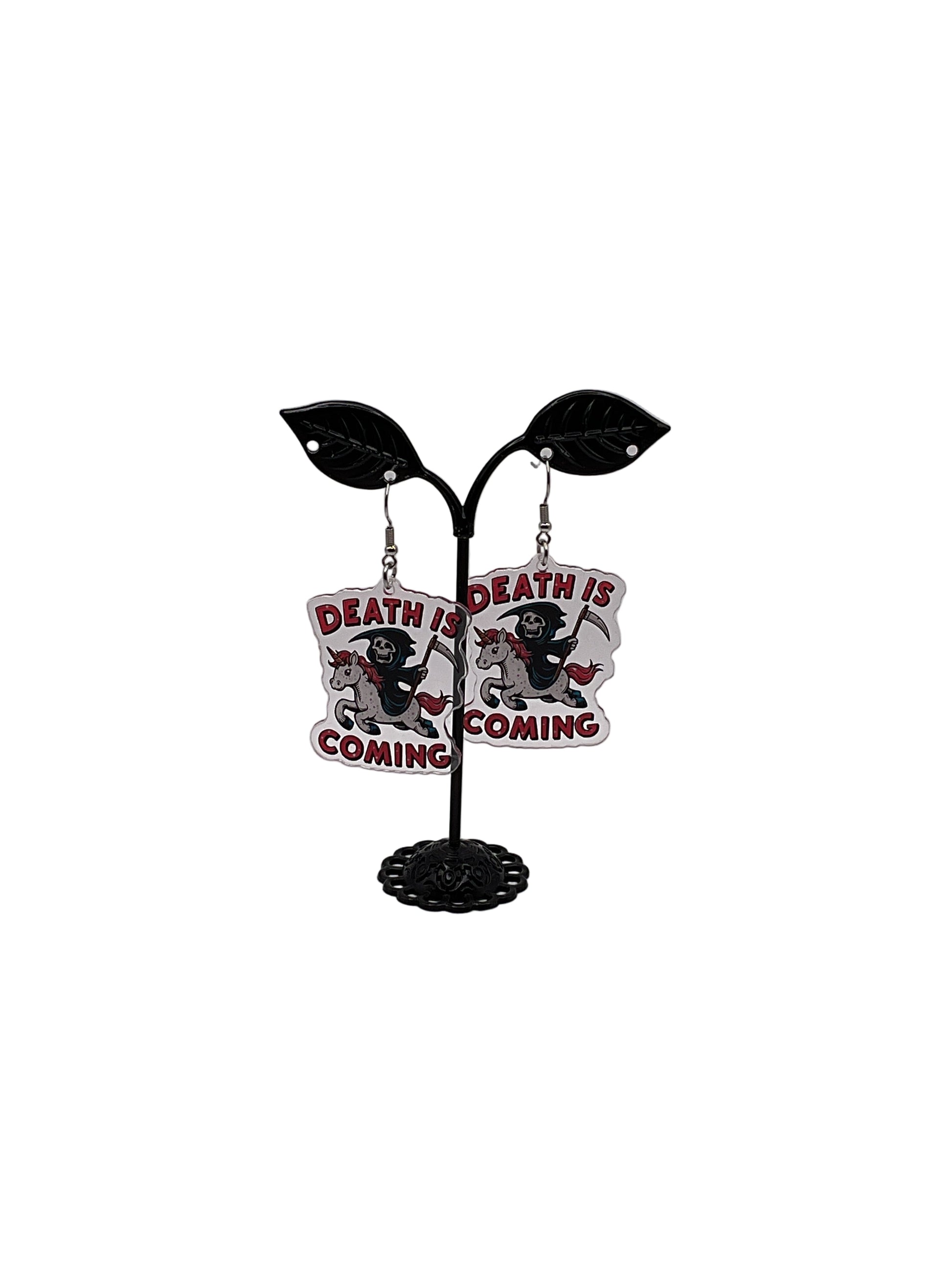Death Is Coming Earrings