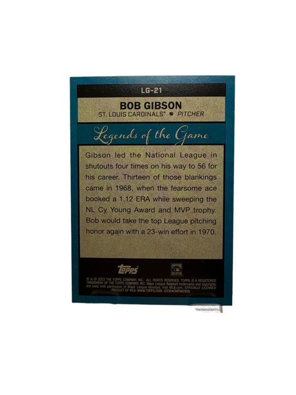 Topps Bob Gibson